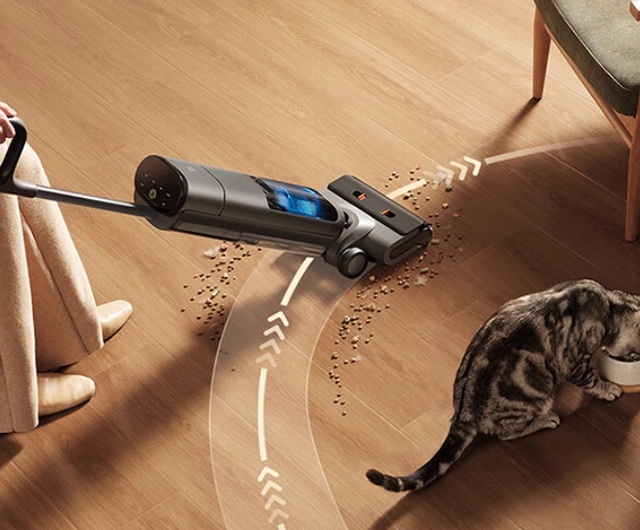 Xiaomi ra mắt cây hút bụi lau nhà: Thiết kế không dây linh hoạt, tự động làm sạch, giá 6.8 triệu đồng- Ảnh 3. Xiaomi ra mắt cây hút bụi lau nhà: Thiết kế không dây linh hoạt, tự động làm sạch, giá 6.8 triệu đồng- Ảnh 3.