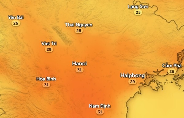 Nắng nóng gay gắt xuất hiện trên cả nước vào cuối tuần, nhiệt độ Hà Nội lên bao nhiêu?