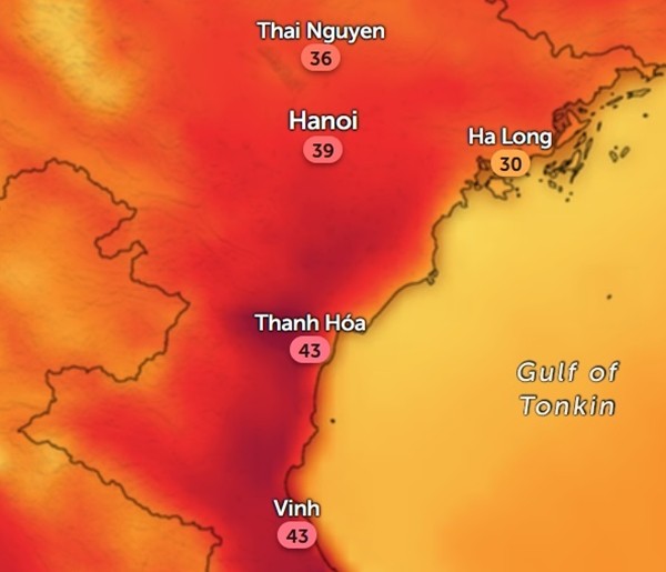 Nắng nóng gay gắt xuất hiện trên cả nước vào cuối tuần, nhiệt độ Hà Nội lên bao nhiêu?- Ảnh 3. Nắng nóng gay gắt xuất hiện trên cả nước vào cuối tuần, nhiệt độ Hà Nội lên bao nhiêu?- Ảnh 3.
