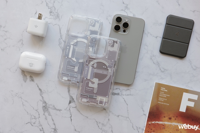 Dùng iPhone 15 Pro Max không nên bỏ qua ốp lưng này: Giá chỉ bằng ốp trong suốt chính hãng nhưng "chất" hơn nhiều