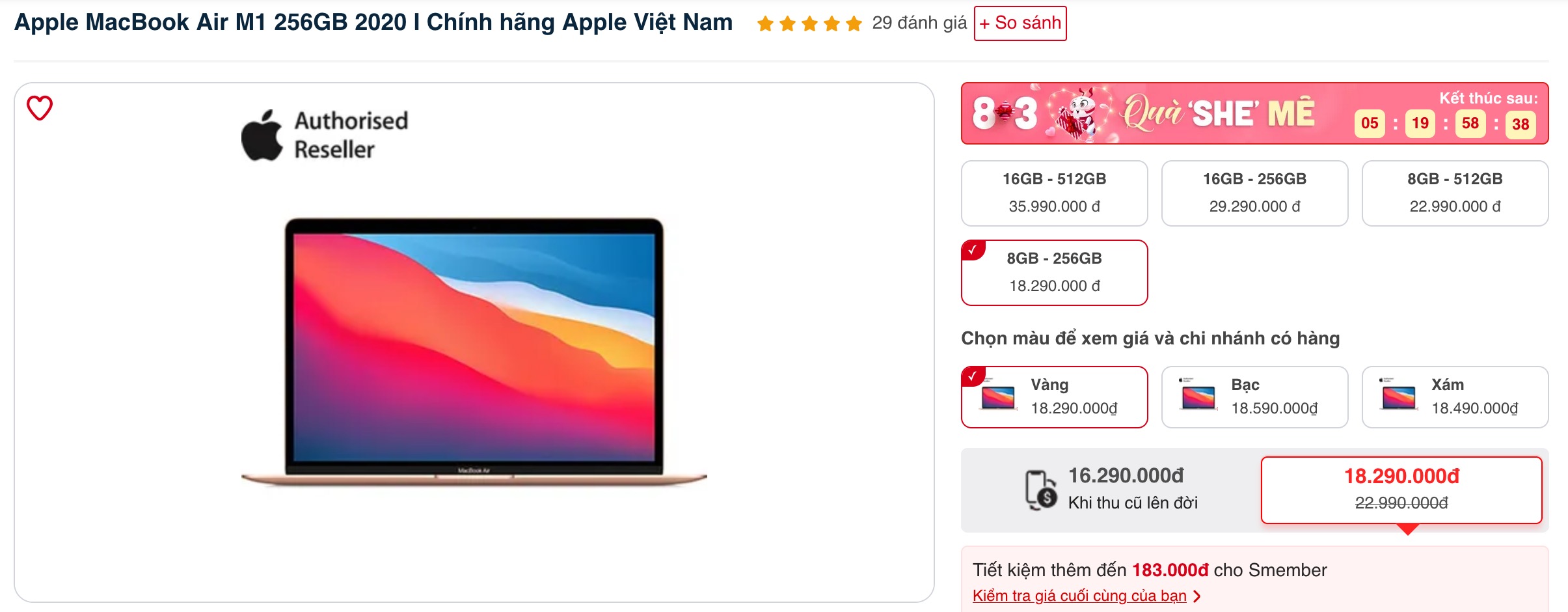 Huyền thoại Macbook Air M1 đời đầu đã bị khai tử, xem thử giá tại các đại lý Việt đã giảm đến mức nào?- Ảnh 6.