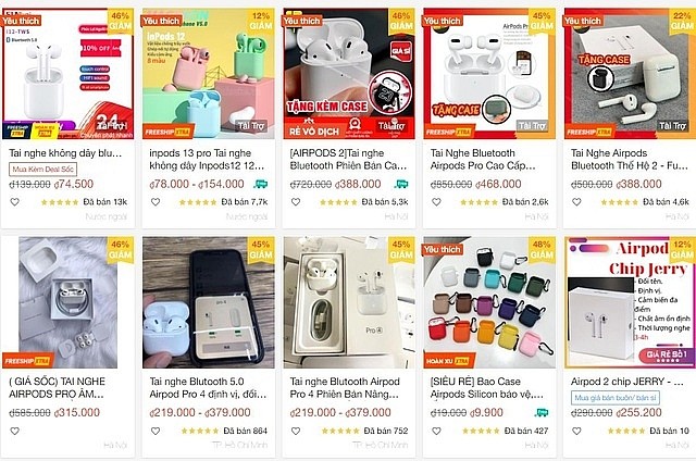 Tràn lan shop "ảo" giá siêu rẻ "lừa" người tiêu dùng trên sàn thương mại điện tử