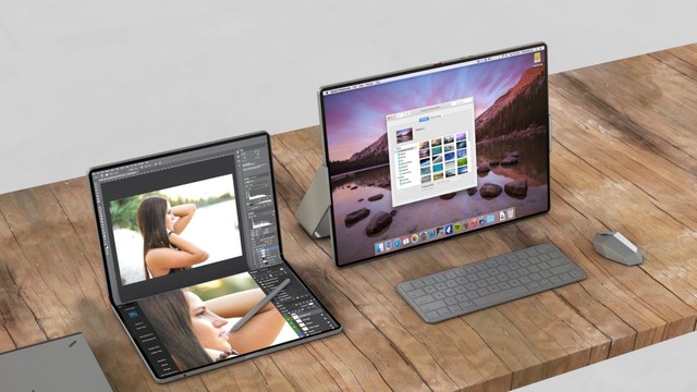 Cuối cùng Apple cũng biết làm gì với công nghệ màn hình gập, một chiếc MacBook "vô tiền khoáng hậu" chưa đối thủ nào làm được