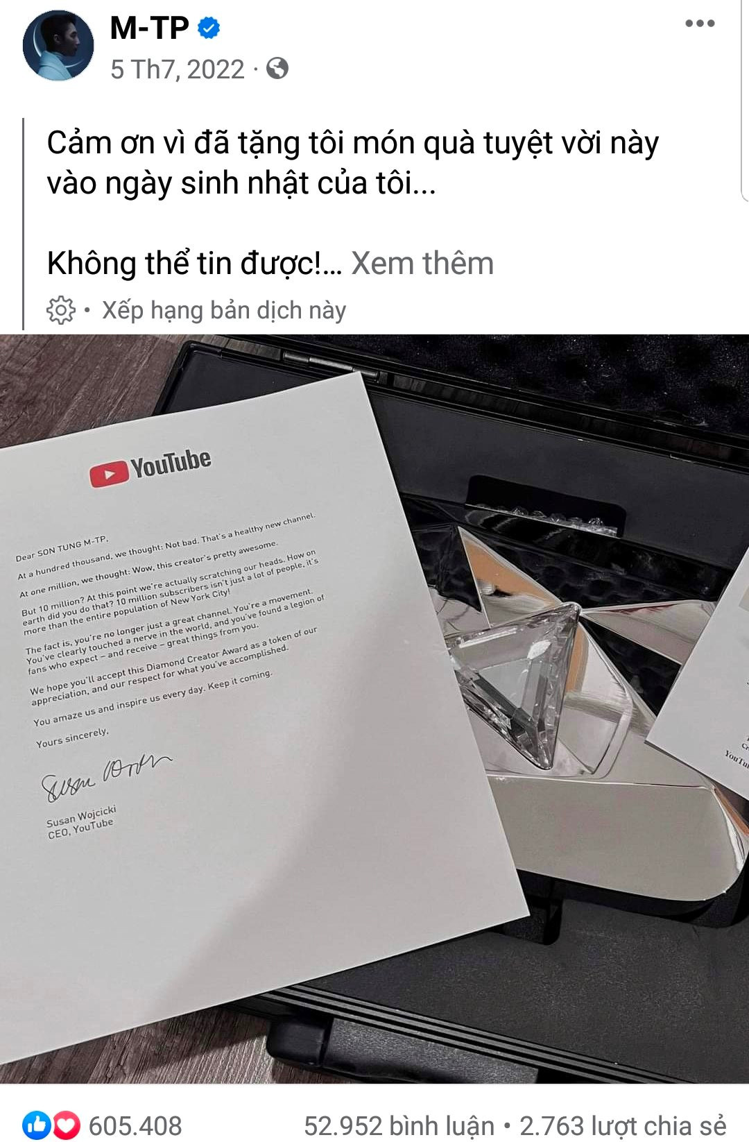 Sơn Tùng M-TP kiếm bao nhiêu tiền từ kênh YouTube tỷ views?- Ảnh 5.