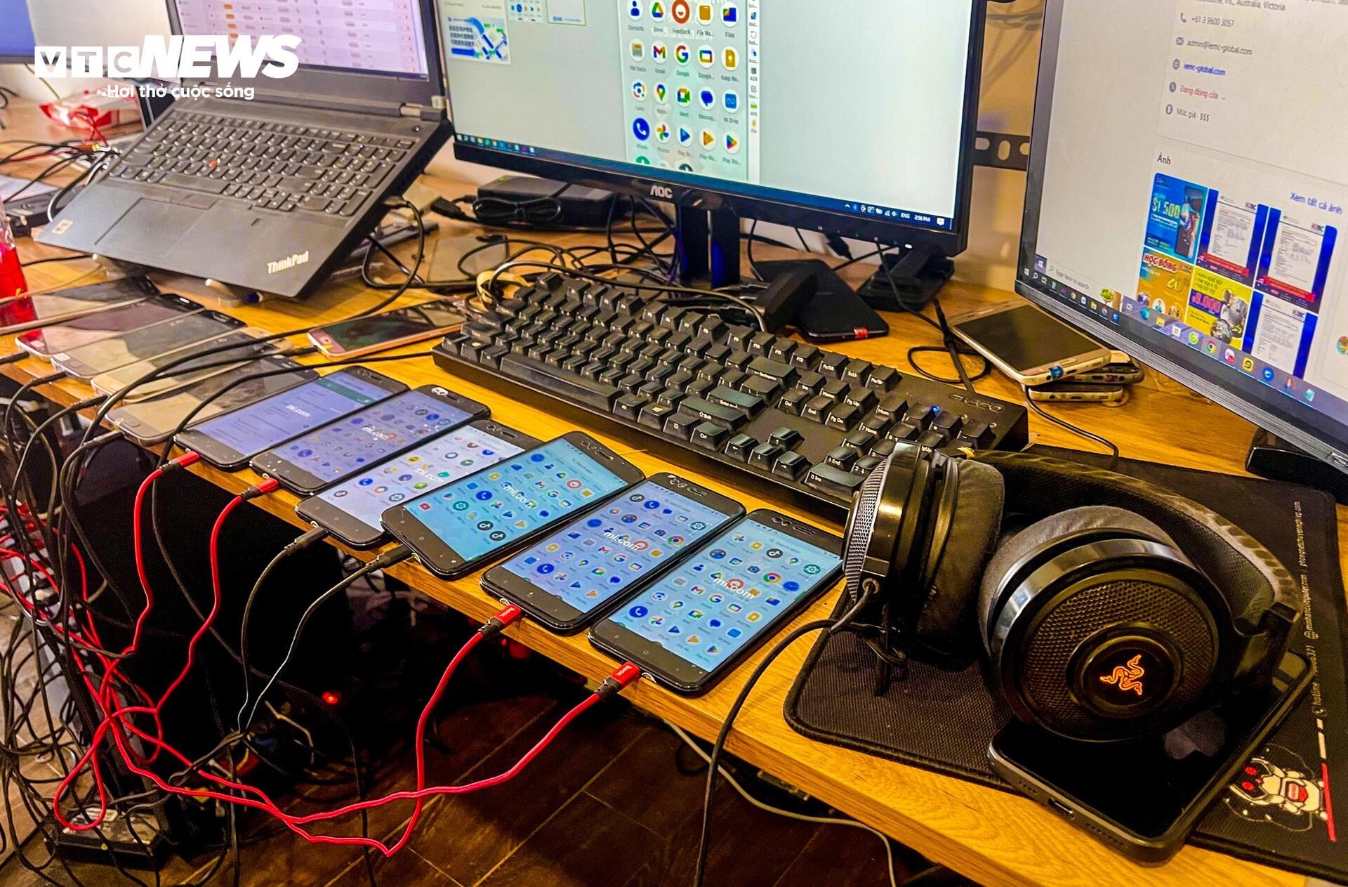 Đột nhập xưởng Phone Farm tạo triệu view trên TikTok, Facebook- Ảnh 4. Đột nhập xưởng Phone Farm tạo triệu view trên TikTok, Facebook- Ảnh 4.