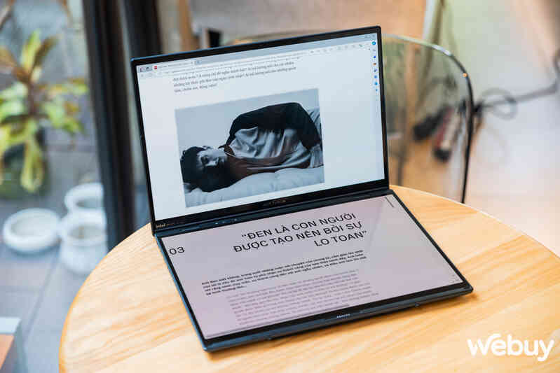 Cận cảnh ASUS Zenbook DUO: Laptop 2 màn hình OLED, thiết kế thông minh, lại còn có chip AI, đủ combo bước vào năm 2024- Ảnh 12. Cận cảnh ASUS Zenbook DUO: Laptop 2 màn hình OLED, thiết kế thông minh, lại còn có chip AI, đủ combo bước vào năm 2024- Ảnh 12.