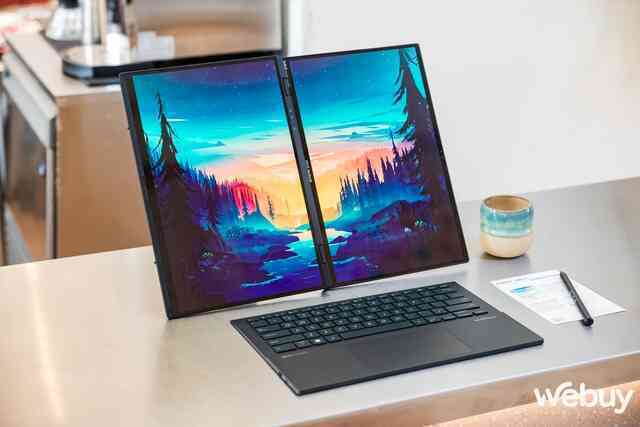 Cận cảnh ASUS Zenbook DUO: Laptop 2 màn hình OLED, thiết kế thông minh, lại còn có chip AI, đủ combo bước vào năm 2024- Ảnh 14. Cận cảnh ASUS Zenbook DUO: Laptop 2 màn hình OLED, thiết kế thông minh, lại còn có chip AI, đủ combo bước vào năm 2024- Ảnh 14.