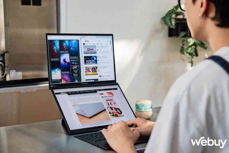 Cận cảnh ASUS Zenbook DUO: Laptop 2 màn hình OLED, thiết kế thông minh, lại còn có chip AI, đủ combo bước vào năm 2024- Ảnh 20. Cận cảnh ASUS Zenbook DUO: Laptop 2 màn hình OLED, thiết kế thông minh, lại còn có chip AI, đủ combo bước vào năm 2024- Ảnh 20.