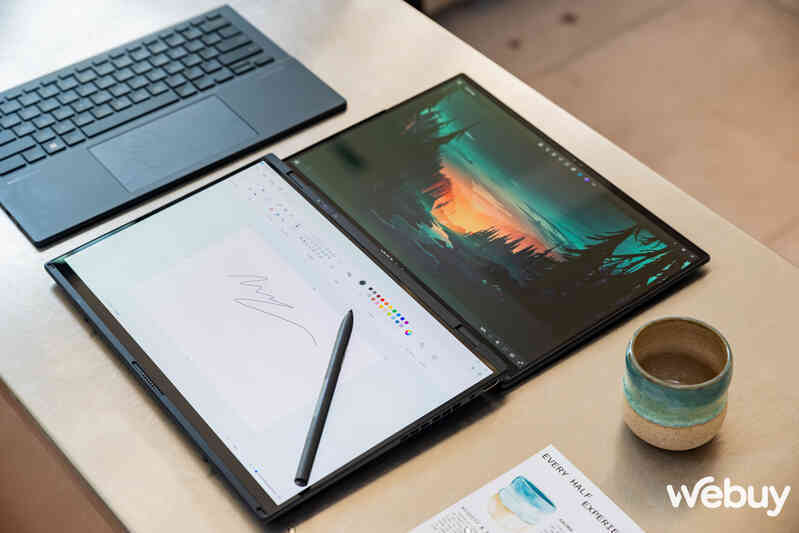 Cận cảnh ASUS Zenbook DUO: Laptop 2 màn hình OLED, thiết kế thông minh, lại còn có chip AI, đủ combo bước vào năm 2024- Ảnh 22. Cận cảnh ASUS Zenbook DUO: Laptop 2 màn hình OLED, thiết kế thông minh, lại còn có chip AI, đủ combo bước vào năm 2024- Ảnh 22.