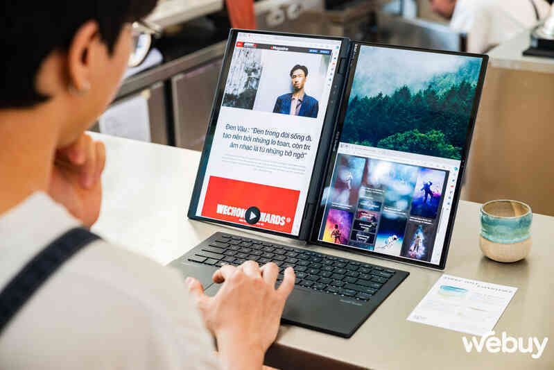Cận cảnh ASUS Zenbook DUO: Laptop 2 màn hình OLED, thiết kế thông minh, lại còn có chip AI, đủ combo bước vào năm 2024- Ảnh 26. Cận cảnh ASUS Zenbook DUO: Laptop 2 màn hình OLED, thiết kế thông minh, lại còn có chip AI, đủ combo bước vào năm 2024- Ảnh 26.