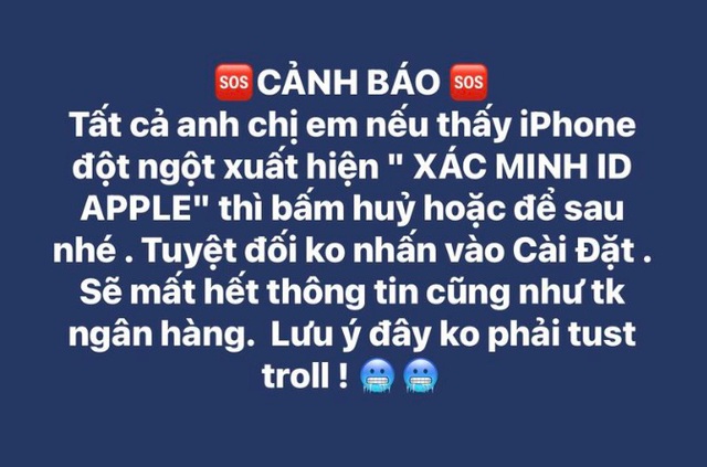 Nhiều người Việt đang lầm tưởng câu chuyện "Bảng thông báo lạ khiến iPhone bị hack, mất cả tài khoản ngân hàng": Hiểu sao cho đúng?- Ảnh 3. Nhiều người Việt đang lầm tưởng câu chuyện "Bảng thông báo lạ khiến iPhone bị hack, mất cả tài khoản ngân hàng": Hiểu sao cho đúng?- Ảnh 3.
