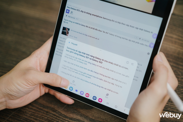 Trải nghiệm loạt tính năng Galaxy AI vừa được cập nhật trên máy tính bảng Galaxy Tab S9- Ảnh 4.