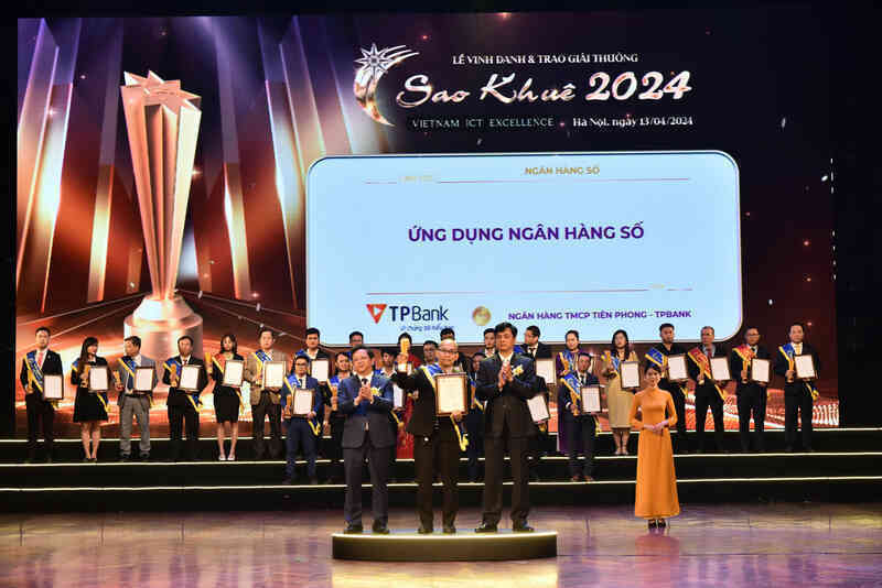 TPBank lập ‘hat-trick’ giải thưởng Sao Khuê 2024