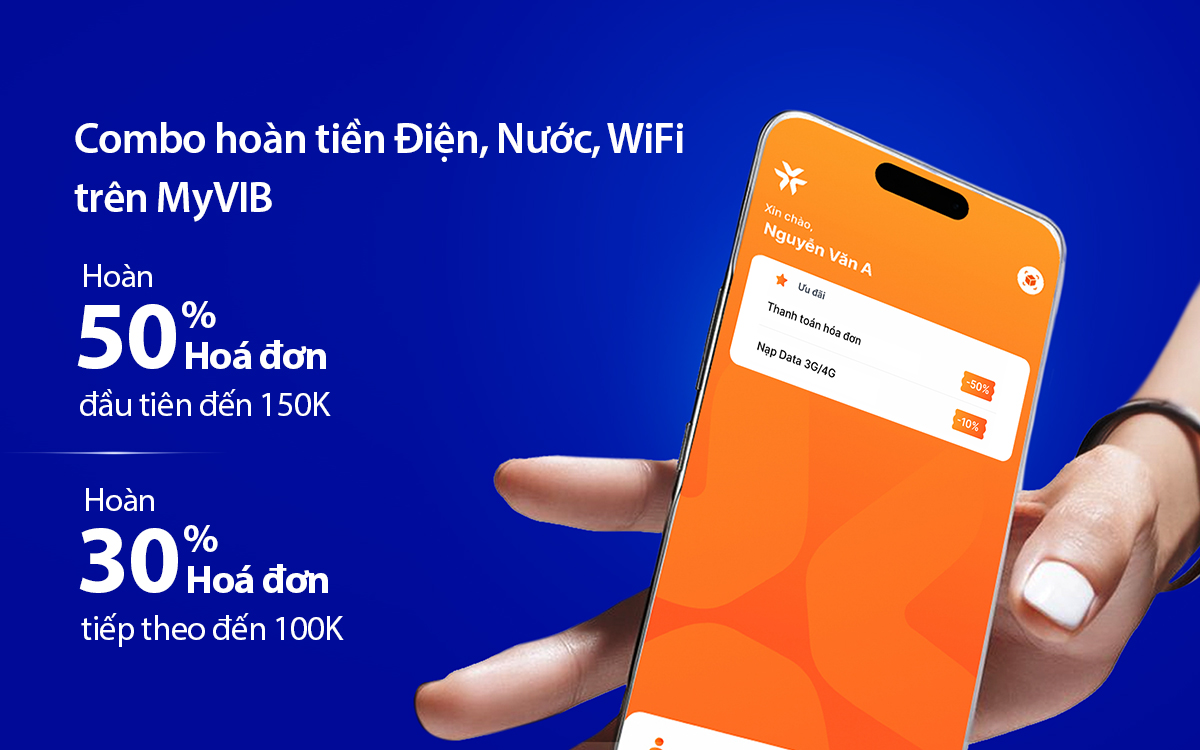 Bí kíp "hoàn 50%" hóa đơn tiền điện mùa nắng nóng cùng MyVIB- Ảnh 2. Bí kíp "hoàn 50%" hóa đơn tiền điện mùa nắng nóng cùng MyVIB- Ảnh 2.