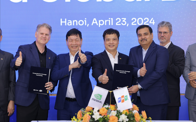 FPT bắt tay NVIDIA xây các AI Factory với hệ thống siêu máy tính, Chủ tịch Trương Gia Bình mơ đưa Việt Nam thành AI Nation
