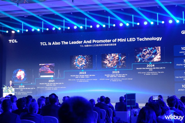 Với công nghệ này, TCL đang nhăm nhe vị thế của Samsung, LG, Sony trên thị trường TV cao cấp