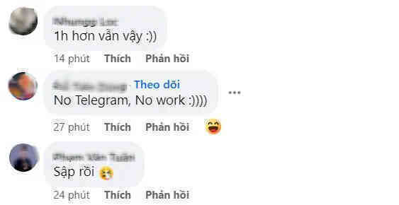 Bi hài chuyện Telegram bị sập, người "đổ oan" cho Internet, kẻ vui mừng vì thoát khỏi các group công việc!- Ảnh 7. Bi hài chuyện Telegram bị sập, người "đổ oan" cho Internet, kẻ vui mừng vì thoát khỏi các group công việc!- Ảnh 7.