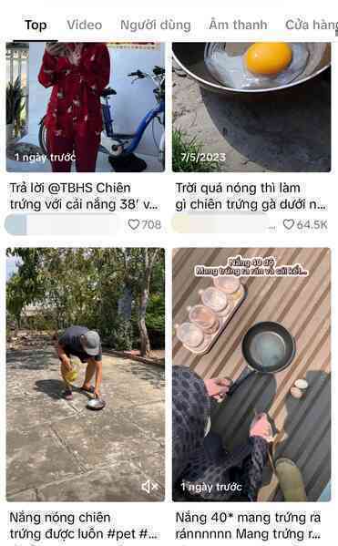 TikTok rộ trend rán trứng giữa trời nắng 40°C- Ảnh 4. TikTok rộ trend rán trứng giữa trời nắng 40°C- Ảnh 4.