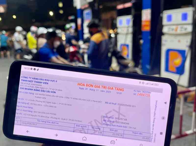 Sử dụng hóa đơn điện tử tiến đến một thị trường xăng dầu minh bạch