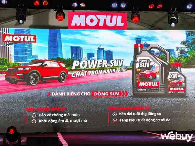 Motul ra mắt loạt sản phẩm mới: Người chạy xe SUV, bán tải giờ đây đã có cả dầu nhớt chuyên biệt- Ảnh 9. Motul ra mắt loạt sản phẩm mới: Người chạy xe SUV, bán tải giờ đây đã có cả dầu nhớt chuyên biệt- Ảnh 9.