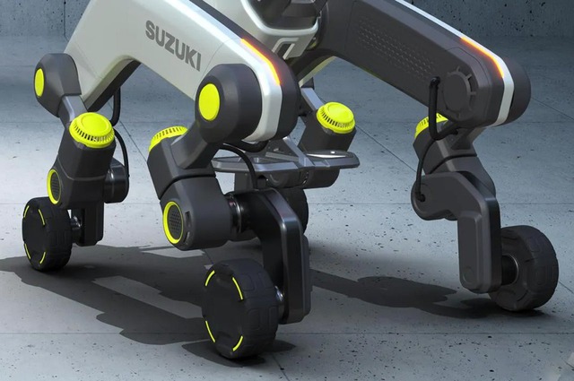 Được mệnh danh là hãng xe có thù với cái đẹp, Suzuki trình làng mẫu mô tô leo cầu thang 4 chân siêu dị!