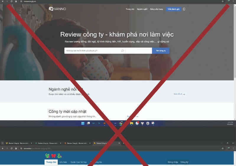 Nếu đủ bằng chứng sai phạm của trang reviewcongty, sẽ chuyển cơ quan điều tra