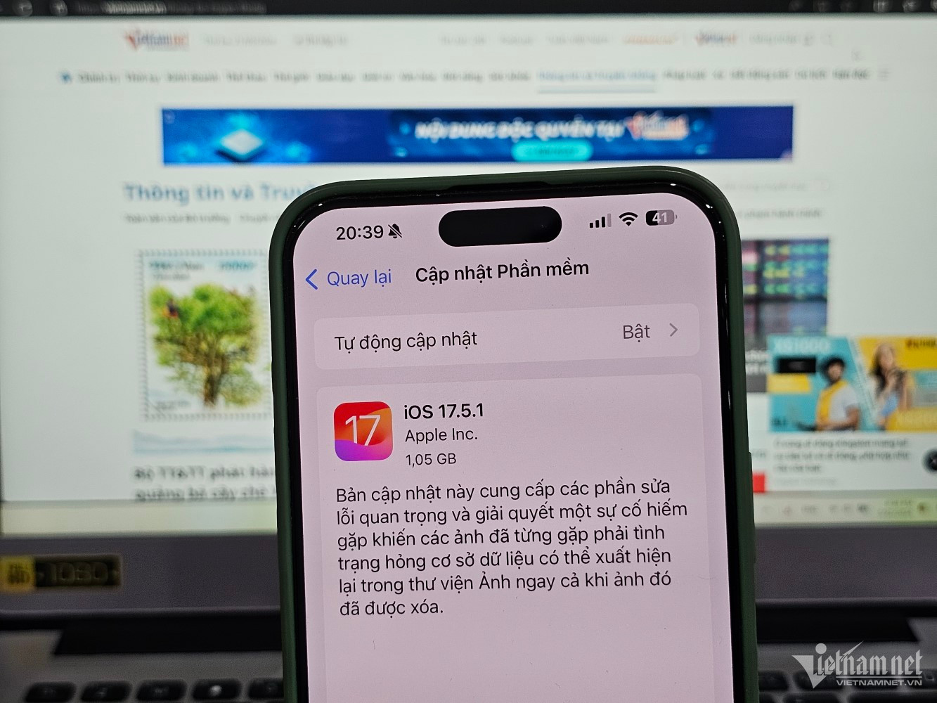 Apple vá lỗi ảnh đã xóa vẫn xuất hiện trên iPhone