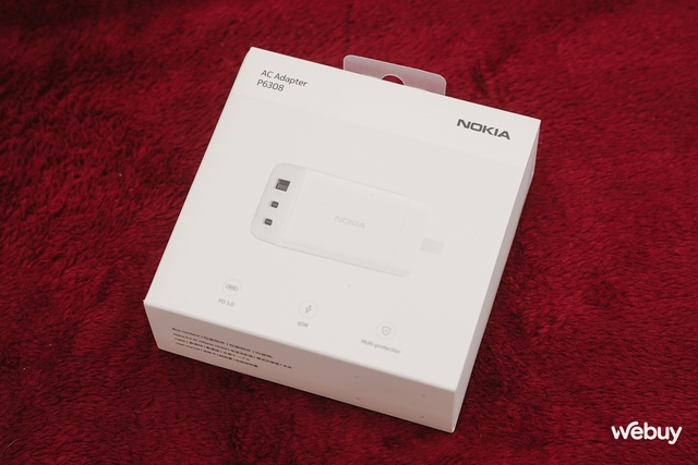 Thời oanh liệt nay còn đâu? Củ sạc Nokia 65W có 3 cổng, tặng kèm cáp, giá chỉ hơn 200.000 đồng mà không ai biết