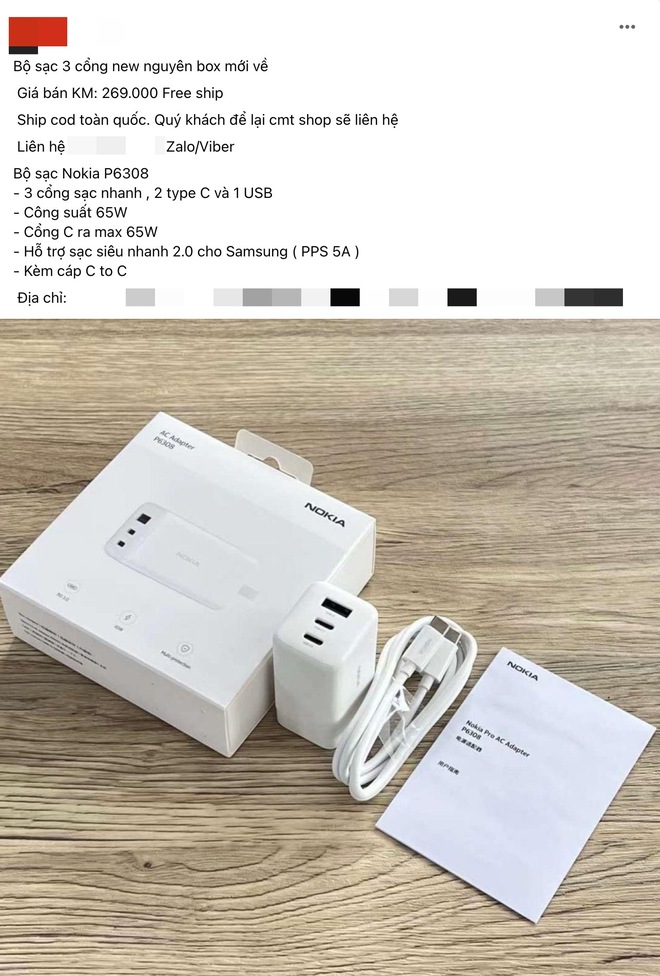 Thời oanh liệt nay còn đâu? Củ sạc Nokia 65W có 3 cổng, tặng kèm cáp, giá chỉ hơn 200.000 đồng mà không ai biết- Ảnh 21. Thời oanh liệt nay còn đâu? Củ sạc Nokia 65W có 3 cổng, tặng kèm cáp, giá chỉ hơn 200.000 đồng mà không ai biết- Ảnh 21.