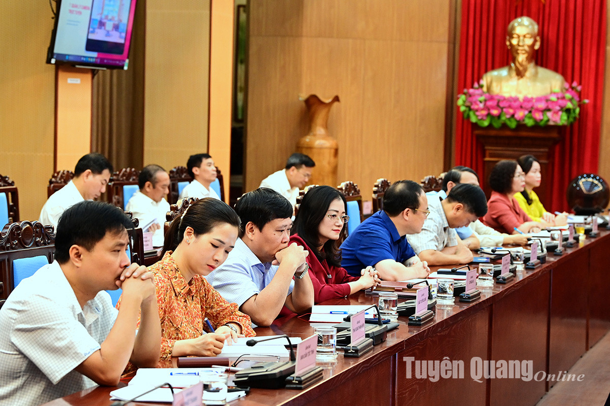 Tuyên Quang nâng cao vai trò người đứng đầu trong thực hiện chuyển đổi số