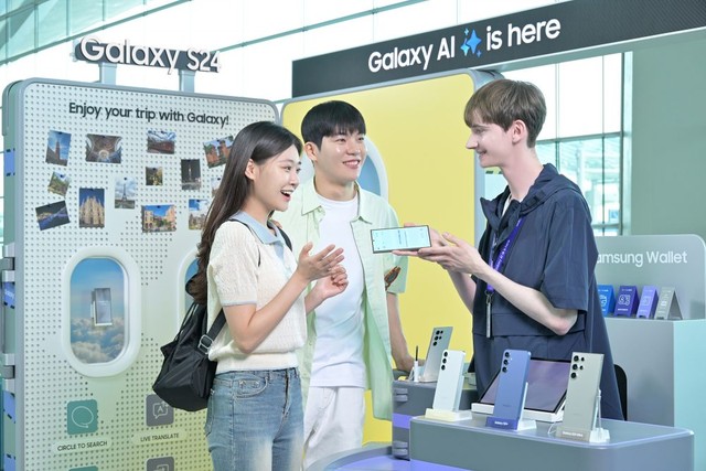 Samsung cho thuê Galaxy S24 miễn phí tại sân bay- Ảnh 4. Samsung cho thuê Galaxy S24 miễn phí tại sân bay- Ảnh 4.