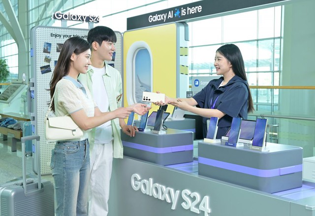 Samsung cho thuê Galaxy S24 miễn phí tại sân bay- Ảnh 6. Samsung cho thuê Galaxy S24 miễn phí tại sân bay- Ảnh 6.