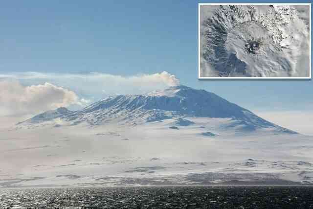 Núi lửa Erebus ở Nam Cực tiếp tục phun trào, các nhà khoa học phát hiện nó đang phun ra một lượng lớn bột vàng