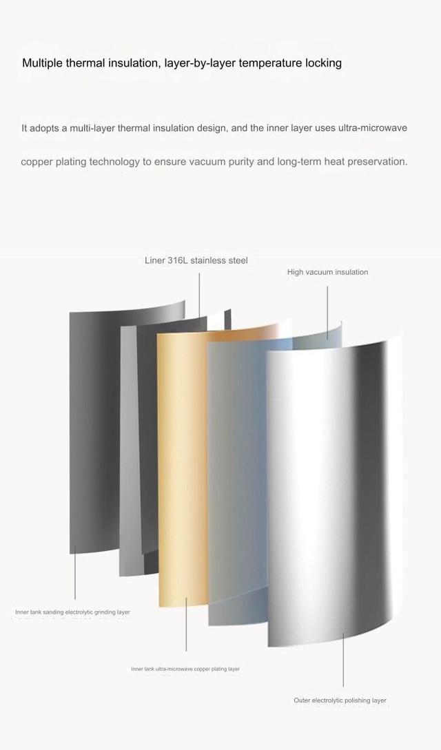 Xiaomi ra mắt bình giữ nhiệt: Thép 316L, dung tích 500ml, nhiều màu sắc, giá hợp lý- Ảnh 2. Xiaomi ra mắt bình giữ nhiệt: Thép 316L, dung tích 500ml, nhiều màu sắc, giá hợp lý- Ảnh 2.
