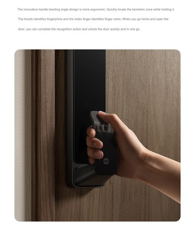 Xiaomi ra mắt khóa cửa vân tay: Công nghệ nhận diện vân tay tĩnh mạch bằng AI, pin tới 1 năm- Ảnh 2. Xiaomi ra mắt khóa cửa vân tay: Công nghệ nhận diện vân tay tĩnh mạch bằng AI, pin tới 1 năm- Ảnh 2.