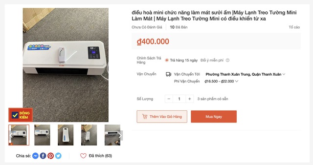 Điều hòa mini giá rẻ vài trăm nghìn: Mua để nhận về không phải làn gió lạnh mà là bài học nhớ đời- Ảnh 3. Điều hòa mini giá rẻ vài trăm nghìn: Mua để nhận về không phải làn gió lạnh mà là bài học nhớ đời- Ảnh 3.
