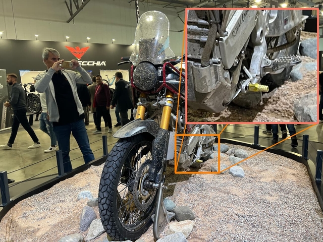Cận cảnh chiếc xe máy điện đầu tiên của Royal Enfield- Ảnh 3. Cận cảnh chiếc xe máy điện đầu tiên của Royal Enfield- Ảnh 3.