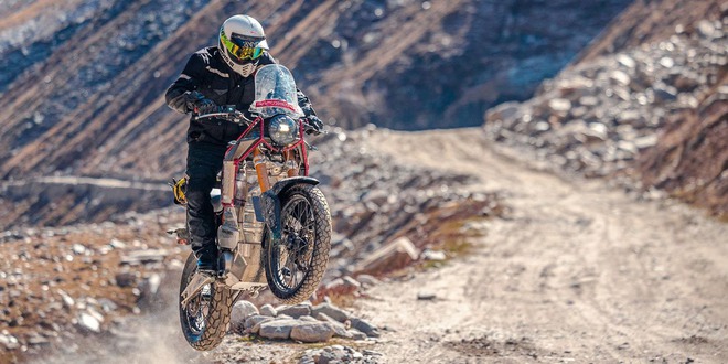 Cận cảnh chiếc xe máy điện đầu tiên của Royal Enfield- Ảnh 7. Cận cảnh chiếc xe máy điện đầu tiên của Royal Enfield- Ảnh 7.