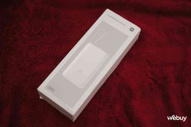 Sạc dự phòng Xiaomi đời mới cực xịn: Dung lượng 20.000mAh, công suất 33W, có tích hợp cả dây USB-C, giá chỉ chưa tới 600.000 đồng