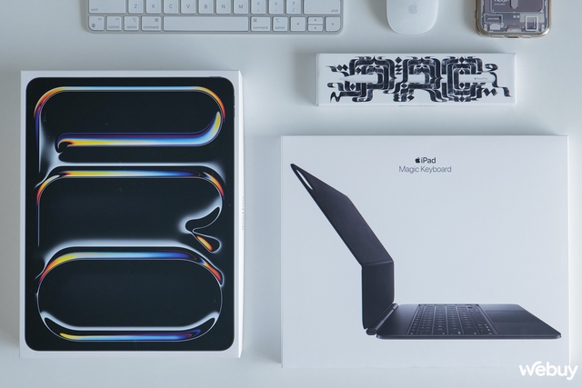 Mở hộp iPad Pro M4 13 inch chính hãng Việt Nam kèm Magic Keyboard và Apple Pencil Pro: Cả combo giá hơn 40 triệu liệu có đáng để nâng cấp?