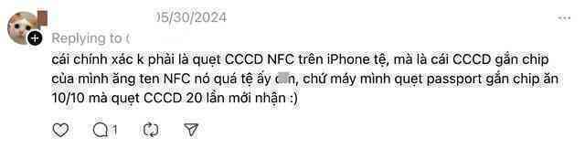 Người dùng Việt kêu trời vì iPhone quét NFC CCCD xác thực ngân hàng mãi không xong, chuyển sang Android thì "phút mốt"- Ảnh 10. Người dùng Việt kêu trời vì iPhone quét NFC CCCD xác thực ngân hàng mãi không xong, chuyển sang Android thì "phút mốt"- Ảnh 10.