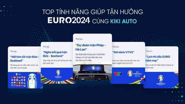 Loạt trải nghiệm thú vị mùa EURO cùng trợ lý giọng nói Kiki Auto- Ảnh 2. Loạt trải nghiệm thú vị mùa EURO cùng trợ lý giọng nói Kiki Auto- Ảnh 2.