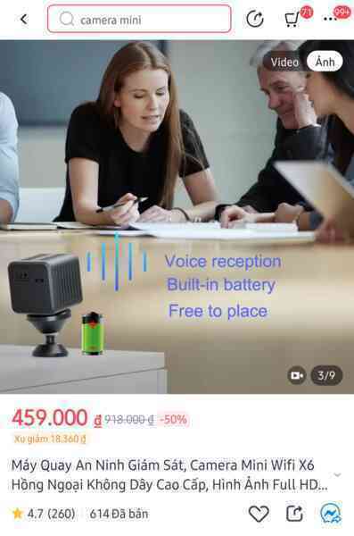 Lướt chợ mạng thấy quá trời camera mini, camera gắn củ sạc, máy báo cháy có thể bị lợi dụng để quay lén- Ảnh 11. Lướt chợ mạng thấy quá trời camera mini, camera gắn củ sạc, máy báo cháy có thể bị lợi dụng để quay lén- Ảnh 11.