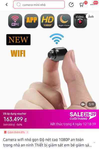 Lướt chợ mạng thấy quá trời camera mini, camera gắn củ sạc, máy báo cháy có thể bị lợi dụng để quay lén- Ảnh 9. Lướt chợ mạng thấy quá trời camera mini, camera gắn củ sạc, máy báo cháy có thể bị lợi dụng để quay lén- Ảnh 9.