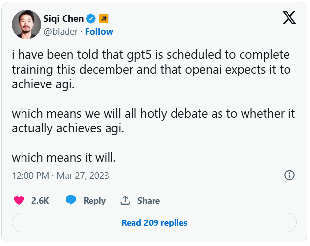 OpenAI: Trí thông minh của GPT-4 chỉ như học sinh cấp 2, GPT-5 sẽ đạt tới cấp độ tiến sĩ