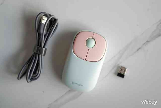 Dùng thử chuột Bluetooth Ugreen: Màu đẹp lạ, nút yên tĩnh, pin 3 tháng, cách cắm sạc người dùng Apple Magic Mouse muốn cũng không có- Ảnh 4. Dùng thử chuột Bluetooth Ugreen: Màu đẹp lạ, nút yên tĩnh, pin 3 tháng, cách cắm sạc người dùng Apple Magic Mouse muốn cũng không có- Ảnh 4.