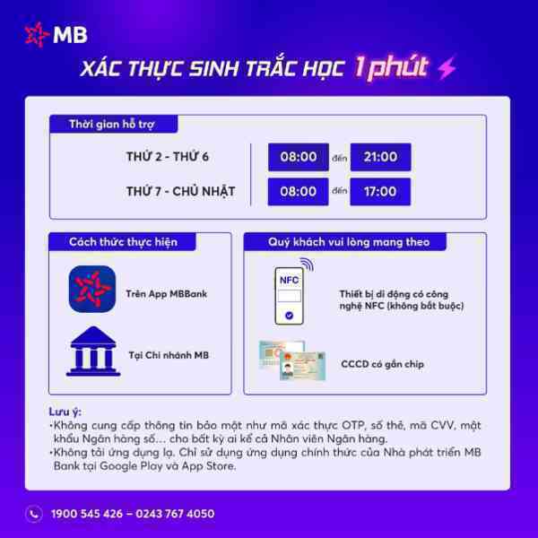 Chiều khách tới bờ tới bến, MB hỗ trợ sinh trắc học 1 phút, tặng liền 30K cho khách hàng mới- Ảnh 2. Chiều khách tới bờ tới bến, MB hỗ trợ sinh trắc học 1 phút, tặng liền 30K cho khách hàng mới- Ảnh 2.