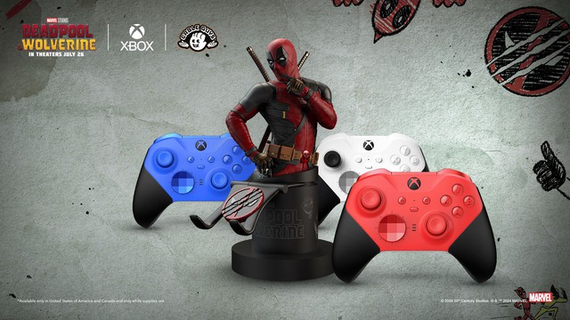 Độc lạ Microsoft: Ra mắt tay cầm Xbox độc đáo với hình dáng "siêu vòng ba" của Deadpool- Ảnh 3. Độc lạ Microsoft: Ra mắt tay cầm Xbox độc đáo với hình dáng "siêu vòng ba" của Deadpool- Ảnh 3.