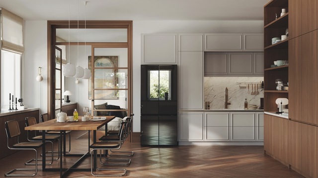 LG ra mắt tủ lạnh 4 cánh mặt gương mới: Thiết kế sang trọng, tối ưu cho nhu cầu bếp núc của người Việt