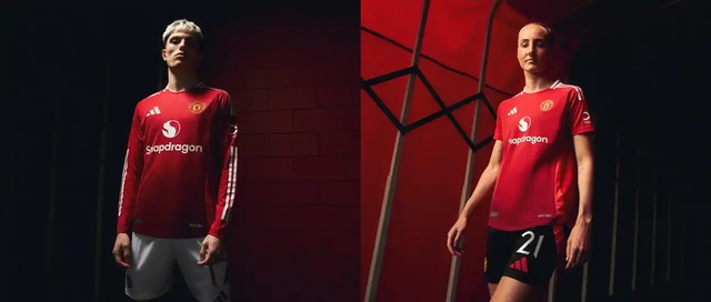 Snapdragon chính thức xuất hiện trên áo đấu của Man United